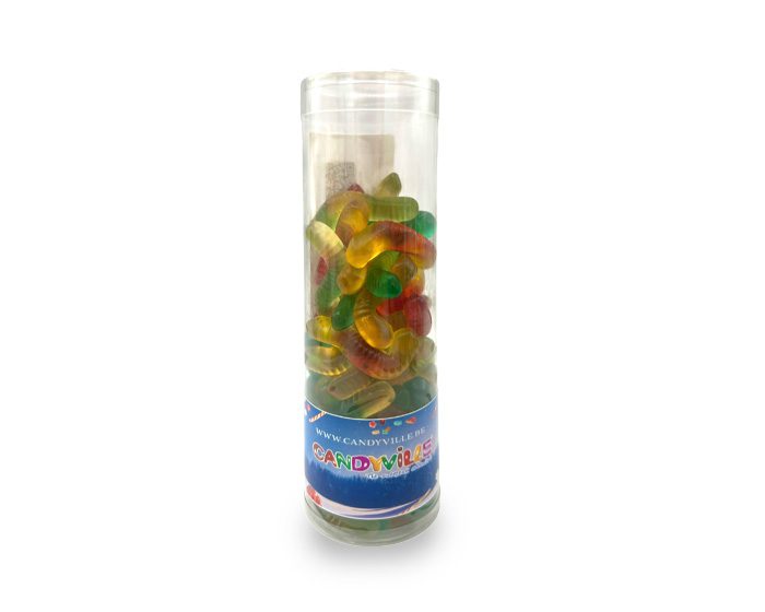 Candyville - Koker met mini slangen - Snoepjes - 300 gr
