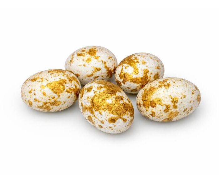 Wit goud marmer | Chocolade eitjes | Papa Chocolat